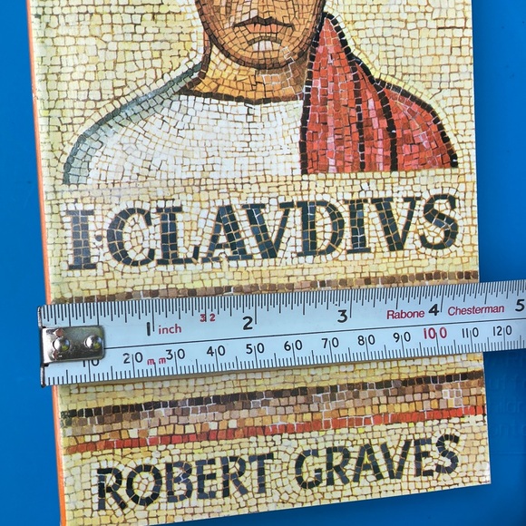 Robert Graves 'I, Claudius' Coffee Table Book - Tan and Red - Picture 14 of 16